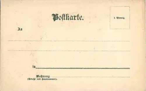 Gruss aus Thüringen - Litho -33528