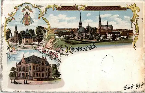 Gruss aus Kevelaer - Litho -34174