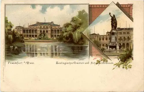 Frankfurt - Zoologischer Garten - Litho -32200