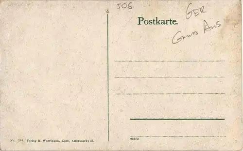 Gruss vom Schiessplatz Wahn - Kleeblatt -35048