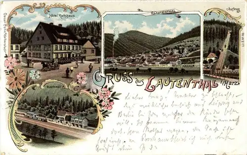 Gruss aus Lauenthal - Litho -33602