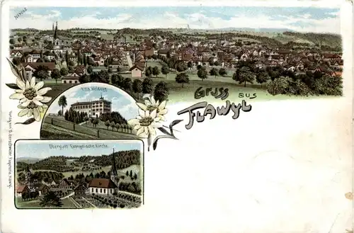 Gruss aus Flawil - Litho -200780