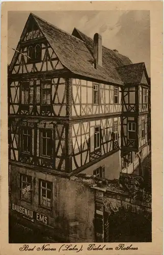 Bad Nassau - Giebel am Rathaus -35328