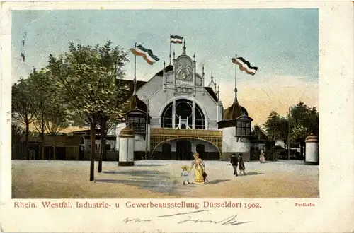 Düsseldorf - Industrie und Gewerbeausstellung 1902 -34420