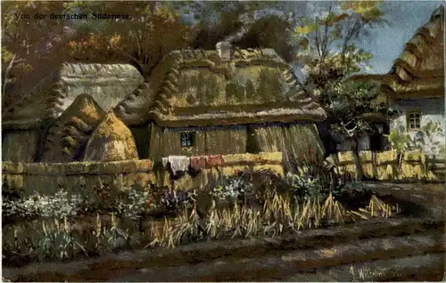 Von der deutschen Südarmee - Galizisches Bauernhaus -35736