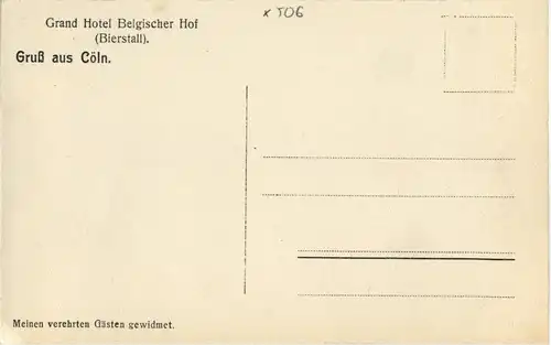 Köln - Hotel Bergischer Hof -34492