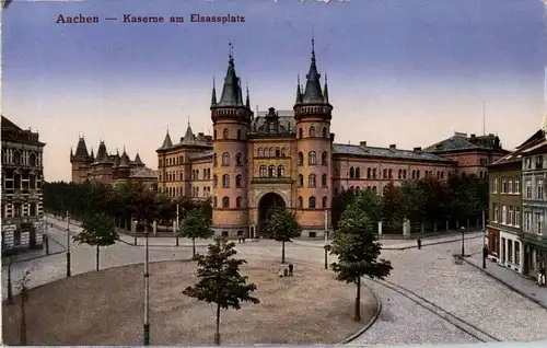 Aachen - Kaserneam Elsassplatz -35258