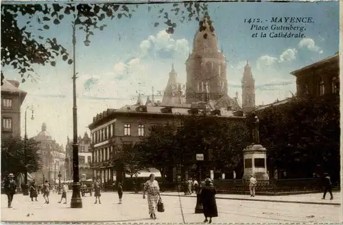 Mainz - Place Gutenberg -34598