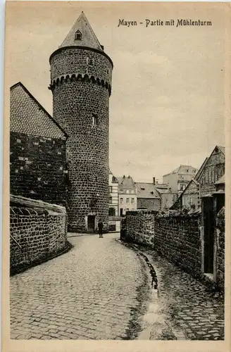 Mayen - Partie mit Mühlenturm -34818