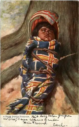 A Piute Indian Papoose -35534