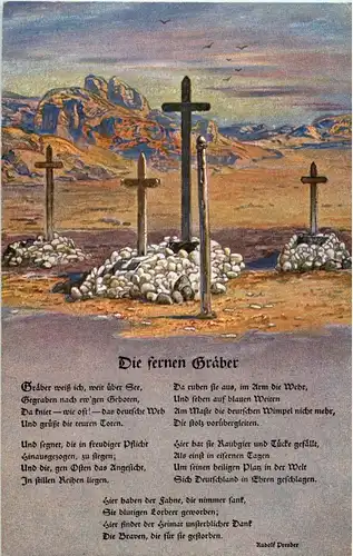 die fernen Gräber - Kolonialkriegerdank -35712