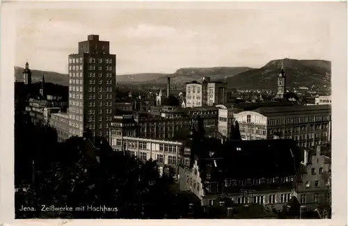 Jena - Zeisswerke mit Hochhaus -301148