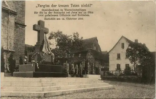 Jena - Grabdenkmal in Vierzehnheiligen -301224