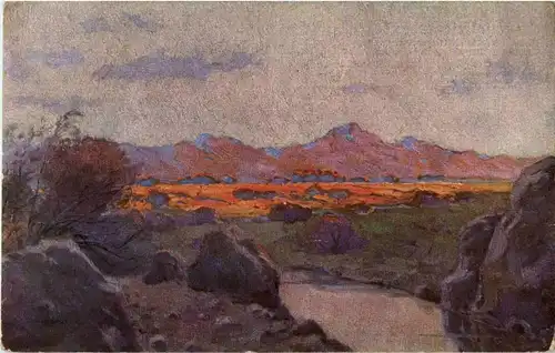 Landschaft in Deutsch Südwestafrika - Kolonialkriegerdank -35726