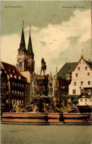 Nürnberg - Neptunbrunnen -36238