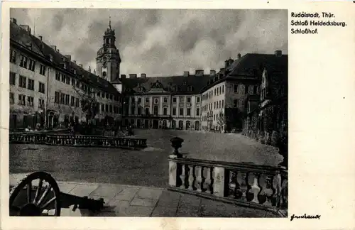 Rudolstadt/Thür. - Schloss Heidecksburg, Schlosshof -301004