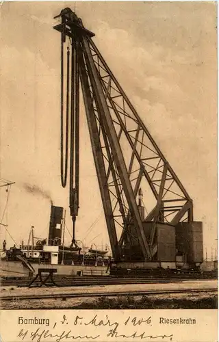 Hamburg - Riesenkran -35832