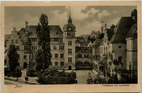 Jena - Volkshaus mit Lesehalle -301124