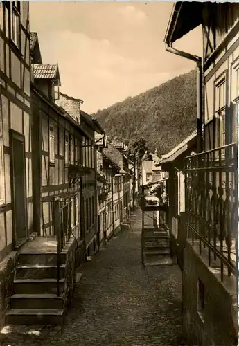 Nordhausen - Luftkurort Ilfeld - Burgstrasse, älteste Strasse des Ortes -300892