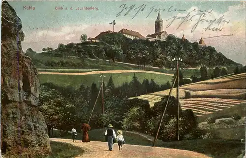 Kahla - Blick a.d.Leuchtenberg -300618