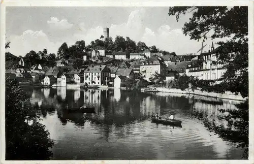 Lobenstein/Thür. - Blick von der Inselbrücke -301758