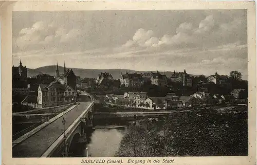Saalfeld/Saale - Eingang in die Stadt -301594