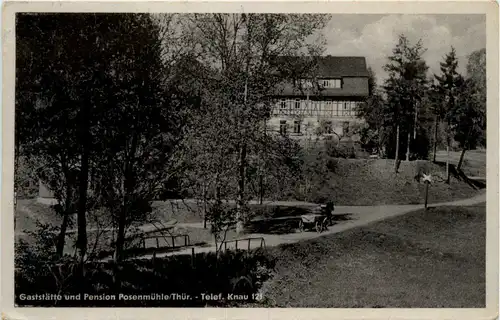 Neustadt/Orla - Gaststätte und Pension Posenmühle/Thür. -301638