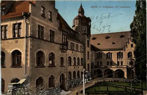 Jena - Volkshaus mit Lesehalle -301132