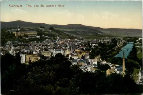 Rudolstadt/Thür. - Total von den Justinen-Höhe -301664