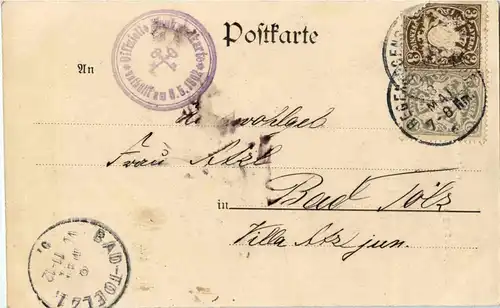 Regensburg - Denkmal König Ludwig I - Offizielle enthüllungskarte 1902 -36188