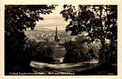 Kyffhäuser/Thür. - Solbad Frankenhausen - Blick vom Schlachtberg -301880