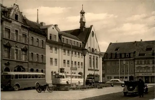 Kahla/Thür. - Markt mit Rathaus -301272