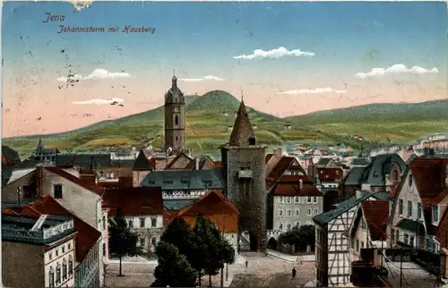 Jena - Thür., Johannisturm mit Hausberg -300544