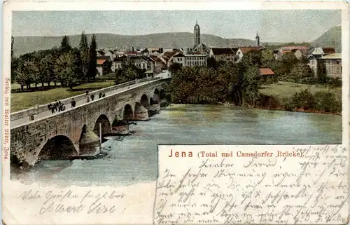 Jena - Thür., Total und Camsdorfer Brücke -300548