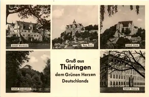 Thüringen - Grüsse div.Bilder von Schlössern -301640