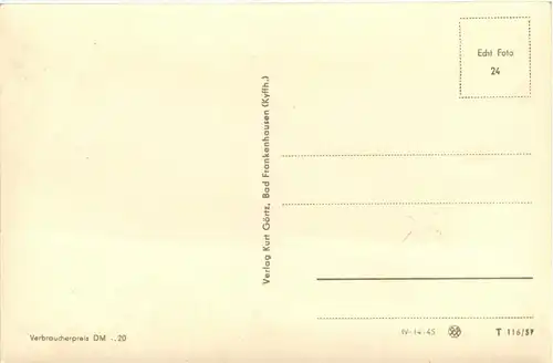 Kyffhäuser/Thür. - Bad Frankenhausen - Am Weinberg -301874