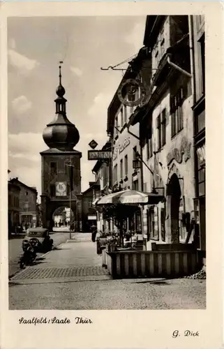 Saalfeld/Saale - Blankenburger Tor mit Loch -300980