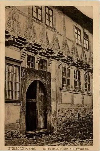 Stolberg/Harz - Altes Haus in der Rittergasse -301964