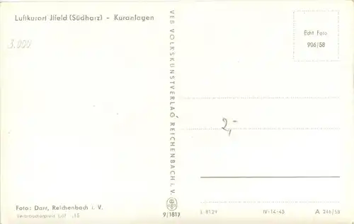 Nordhausen - Luftkurort Ilfeld - Kuranlagen -300890