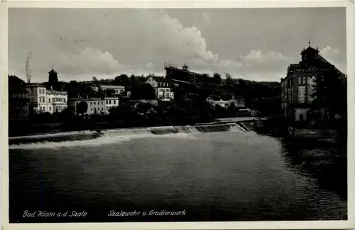 Naumburg - Bad Kösen - Saalewehr u. Gradierwerk -302148