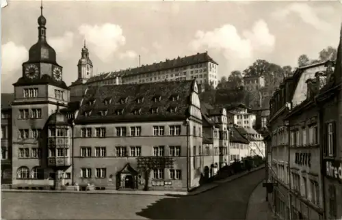 Rudolstadt/Thür. - Rathaus und Schloss Heidensburg -302360