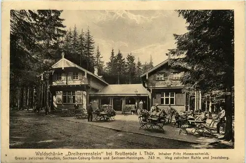 Brotterode/Thür. - Waldschänke Dreiherrenstein -301440
