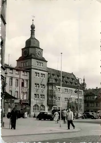 Rudolstadt/Thür. - Markt mit Rathaus -301748