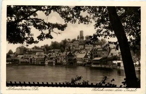Lobenstein/Thür. - Blick von der Insel -301764