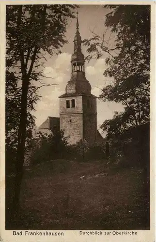 Bad Frankenhausen/Kyffh. - Durchblick zur Oberkirche -302574