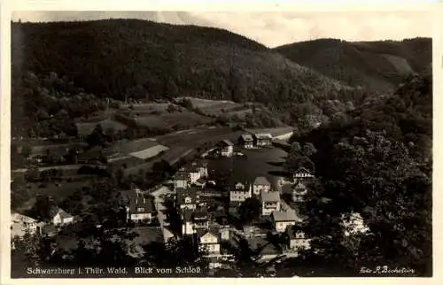 Schwarzburg/Thür. - Blick vom Schloss -301700