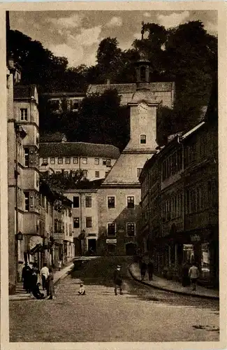 Rudolstadt/Thür. - Ratsgasse mit altem Rathaus -302418