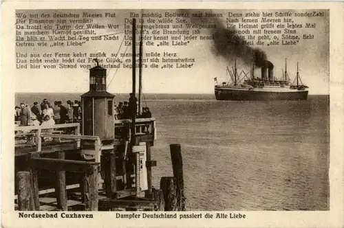 Cuxhaven - Dampfer Deutschland -88948