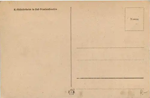 Kyffhäuser/Thür. - Solbad Frankenhausen Kyffhäuserheim -301930