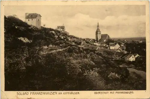 Bad Frankenhausen/Kyffh. - Oberstadt mit Frankenburg -302548